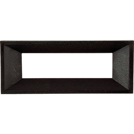Strapubox AR 4 A Frontrahmen Schwarz Passend für (Display): LC-Display 4-stellig Kunststoff (1/2)