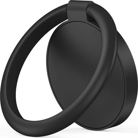 Magnetischer Handyring als Smartphone-Halterung – schwarz