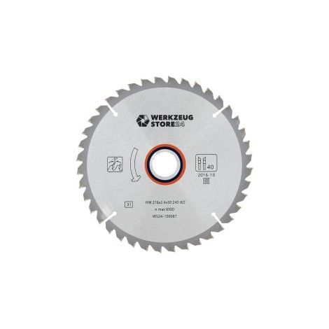 WS24 HM Kreissägeblatt UNIVERSAL 216 x 2,4 x 30 FZ 40 - WS24-100087 (1/2)