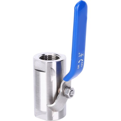 Vanne à bille en acier inoxydable 304, vanne à flotteur filetée G1/2, accessoire industriel, outil mécanique (1/5)