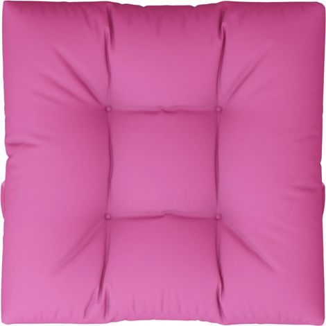 The Living Store Palettenkissen Rosa 80x80x12 cm Stoff - Sitzkissen - Palettenkissen - Gartenkissen - Outdoorkissen - Rosa Kissen (1/5)