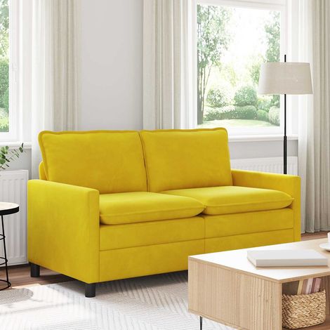 Sofá Amarillo 156 x 81 x 87,5 cm Terciopelo