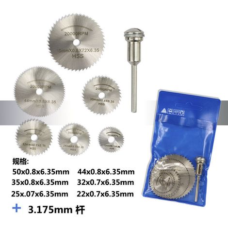 [JAMAIS UTILISÉ]Nouveau HSS lames de scie outil rotatif, Circulaire en bois de coupe lame de scie Disques pour Dremel Outil rotatif Mandrin