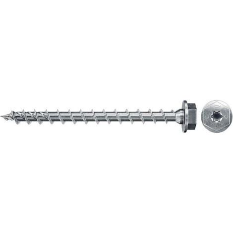 fischer Holzschraube PowerFast II 8,0x80 6kant TX blvz 50 50 Stk (1/2)