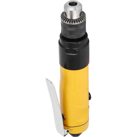 Perceuse Pneumatique Perceuse Droite en Alliage de Zinc Mandrin de 3 à 8 Pouces 1,5 à 10 Mm 3500 Tr/min Outil Pneumatique Réversible pour la Réparation de Quincaillerie de Meubles Menuiserie (1/5)