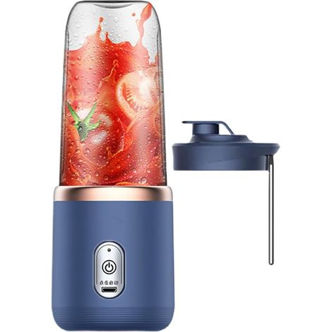 Personal Blender, wiederaufladbarer Mixer, Fruchtsaft- und Smoothie-Zubereiter für Reisen, Büro, Zuhause, Fitnessstudio, Picknick, Strand