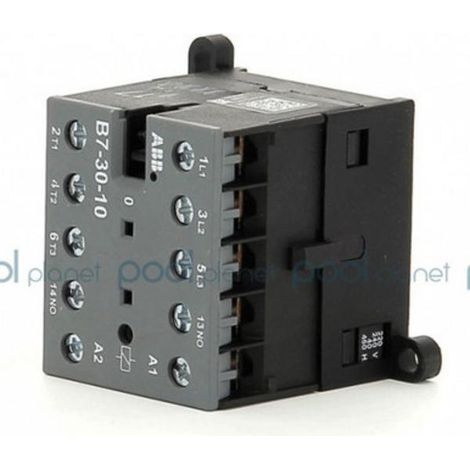 Contacteur à clé 4P 230V/50Hz 5,5kW – Pour applications industrielles – Protection contre surcharges – ABB