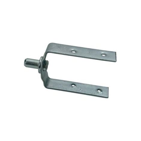 FORCELLA CON PERNO PER RULLO LEGNO PER AVVOLGIBILI- - perno ø mm.12, mm.58x120 - 10 pezzi