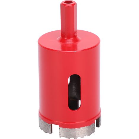 Foret à scie ondulée à revêtement diamant rouge de 40 mm pour carrelage et marbre (1/5)