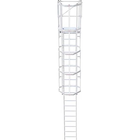 Ortsfeste Steigleitern - Steighöhe von 3.90 bis 4.40m - CS44MP
