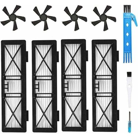 Kit de remplacement de filtre et de brosse latérale ultra-performants pour robots Neato Connected D3, D4, D5, D6, D7, Botvac D75, D80 et Botvac 70e, 75, 80 et 85 (1/3)