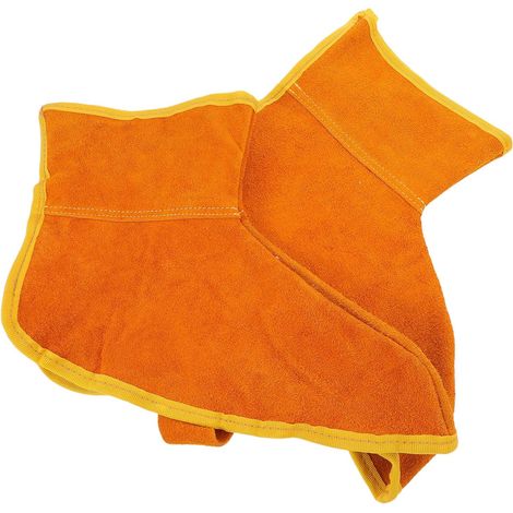 tres courtes en cuir de vachette pour le soudage protection (1/5)