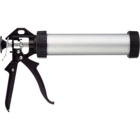 AIMOONSA Pistolet à colle manuel aluminium 600 ml pour silicone & verre – course longue, sans fil (1/4)