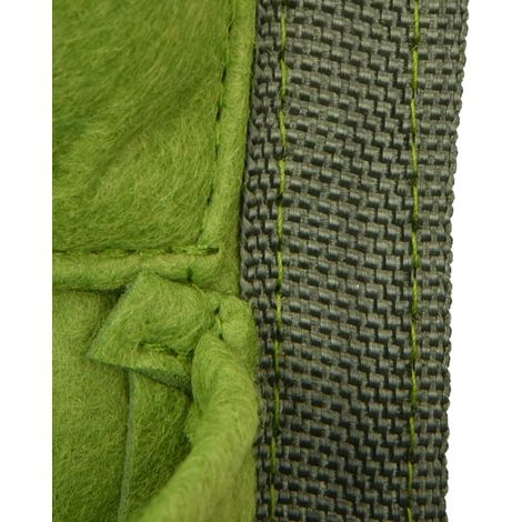 Jardinera vertical de pared de 12 compartimentos – Para plantas de exterior – Ahorra espacio – Diseño práctico para colgar