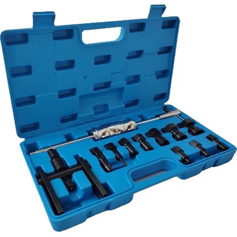 Set di 12 attrezzi per la rimozione di cuscinetti interni, in acciaio resistente, con ampia compatibilità. (1/2)