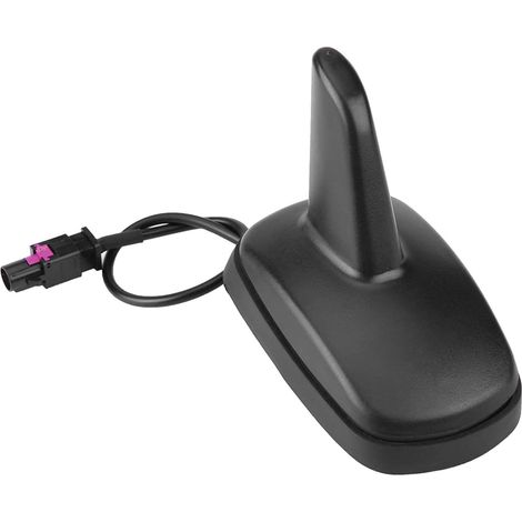 Antenne de Toit de Voiture, Antenne de Toit d'Aileron de Requin de Voiture Antenne Radio AM FM avec Le Connecteur Masculin (1/5)