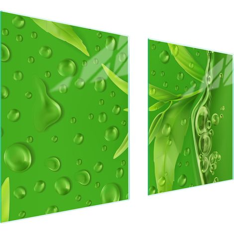 Plaque de protection en verre pour poêle 85x52 feuilles (1/5)