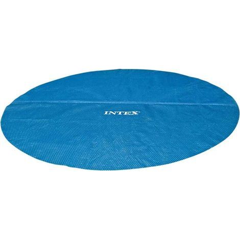 Blaue Solar-Poolabdeckung, 290 cm, 120 Mikron Polyethylen. Für Pools mit 305 cm Durchmesser. Spart Heizkosten und verlängert die Badesaison. (1/5)