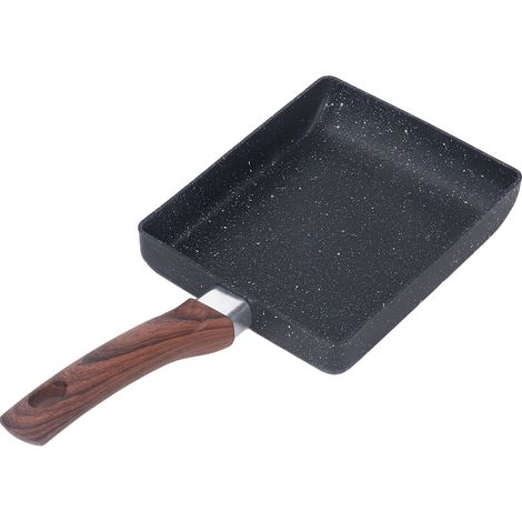 Poêle plate rectangulaire antiadhésive pour petit-déjeuner, idéale pour les omelettes japonaises à la maison. (1/5)