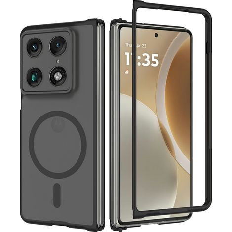 Hülle für Motorola Razr Fold, Fusion Hybrid, mit MagSafe, schwarz (1/5)