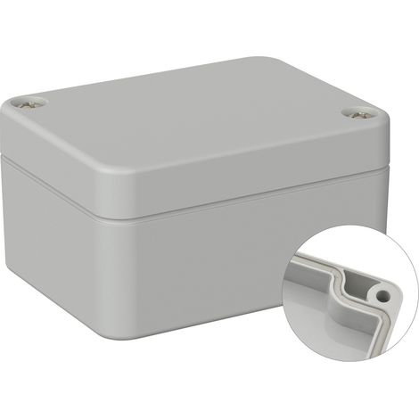 TRU COMPONENTS TC-9065592 Industrie-Gehäuse 65 x 50 x 35 ABS Lichtgrau (RAL 7035) 1 St. (1/2)