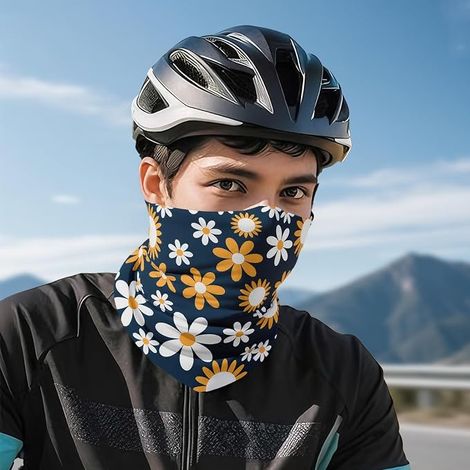 Cache-cou pour homme et femme, bandeau de protection en soie glacée, écharpe rafraîchissante, bandana léger et respirant pour sports de plei (1/3)