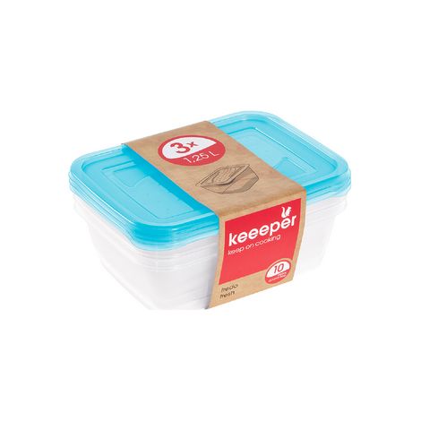Juego de 3 recipientes Fredo Fresh Keeper de 1,25 l.