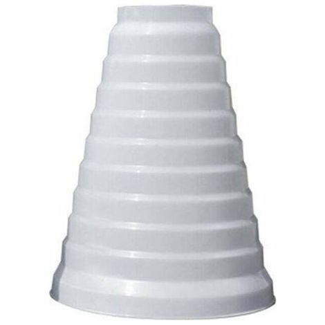 Verbesserter, dickerer Universal-Reduzierer für Lüftungssysteme, 80/200 mm Durchmesser PVC-Rundrohr-Reduzierer zur Verwendung mit Klimaanlagen für Kanäle und Abluftventilatoren (8–20 cm) (1/5)