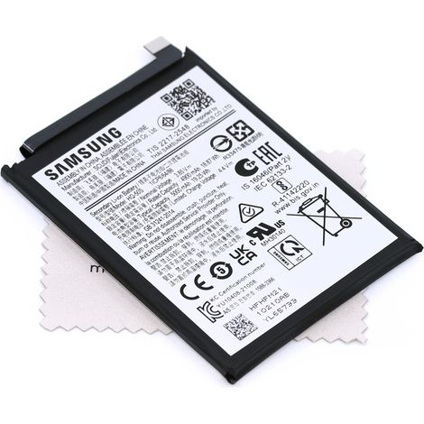 Batterie pour d'origine HQ-50S pour Samsung Galaxy A03 (A036F) avec Chiffon de Nettoyage d'écran mungoo multicolore