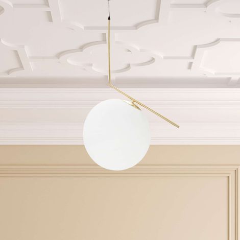 Deckenleuchte Granad, Innenbereich, Energieklasse A++, Gestellfarbe Gold, Weiß (1/5)