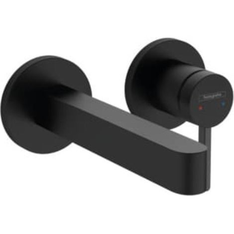 Hansgrohe Finoris - Miscelatore ad incasso per lavabo, montaggio a 2 fori, EcoSmart, nero opaco 76051670 (1/2)