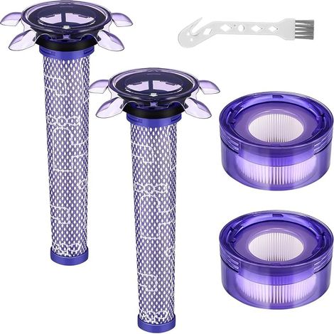Filtres de Rechange Compatible Dyson V7 V8, Kit de 5 Pièces