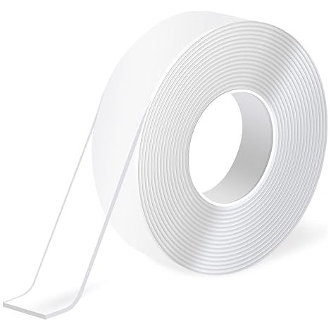Hochleistungsklebeband (3 m) beidseitig, hinterlässt keine Rückstände, ist entfernbar, wiederverwendbar und waschbar – multifunktionales Klebeband, bekannt aus dem Fernsehen.
