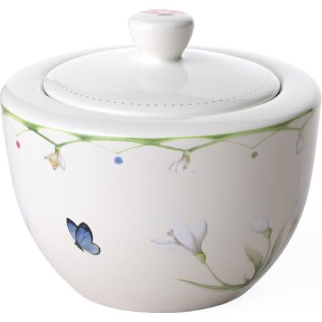 Villeroy & Boch Colourful Spring, Zuccheriera, Bianco Multicolore, 300 ml (1/4)