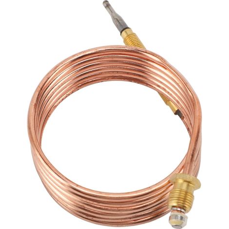 Thermocouples de remplacement pour fours, cuisinières à gaz, chaudières et chauffe-eau sonde de capteur de température pour dispositif de protection contre l'extinction de flamme 900 mm/35,4 pouces. (1/5)