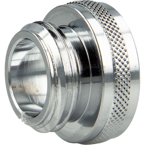tecuro Reduzierstück Adapter M24 x 1 IG auf 1/2 Zoll Außengewinde, chrom (1/5)