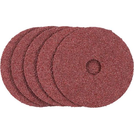 STANLEY - 5 DISCHI IN FIBRA PER SMERIGILIATRICI ANGOLARI - 115MM. GR.24 (1/2)