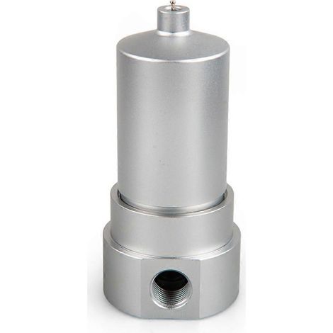 Trampa de drenaje manual universal de aluminio, separador de aceite y agua para sistemas de suspensión neumática. (1/5)
