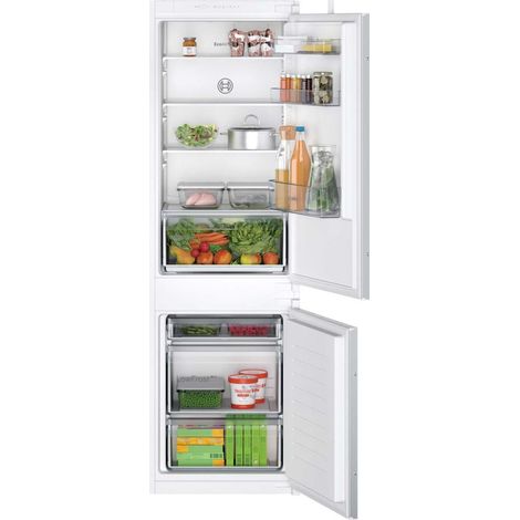 Bosch – Réfrigérateur combiné intégrable 267L – Statique – 177.2 x 54.1 x 54.8 cm – Classe E – KIV86NSE0