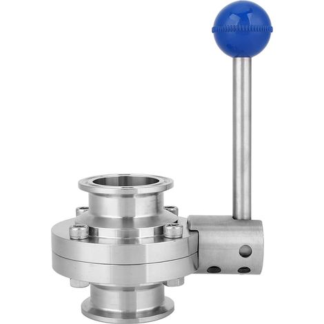 Water Valve and 1.5 Inch Lever Tap in 304 Stainless Steel for Food and Beverage - Industrial and Scientific/Hydraulic, Pneumatic and Plumbing/Fittings/Valves (1/5)