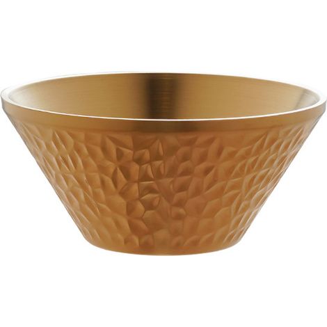 Bol en métal, bassine en acier inoxydable, saladier profond en métal, incassable (1/5)