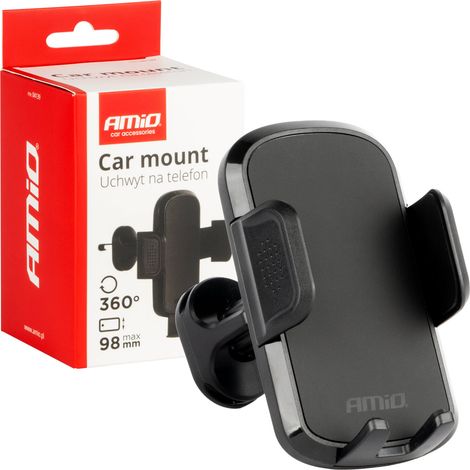 Supporto per telefono da auto con griglia di ventilazione a 360° amio-04139 (1/5)