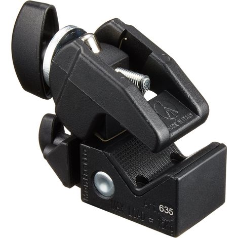 Manfrotto 635 Super Clamp Quick Action Morsetto, in Alluminio, Nero (1/2)
