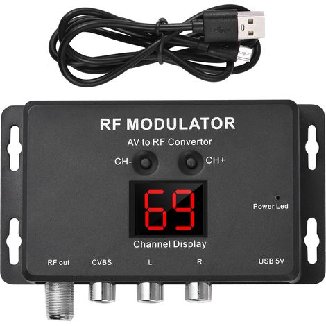 Modulateur RF M60 Convertisseur AV vers RF (1/4)