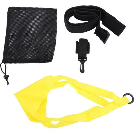 Ensemble D'Entraînement de Parachute de Natation, Ensemble de Ceinture D'Entraînement de Résistance à la Natation en Toute sécurité, pour la Natation et Les Sports (1/5)