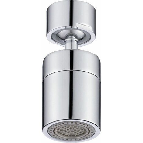 Embout robinet pivotant 2 jets réglable cuisine salle de bain (1/4)