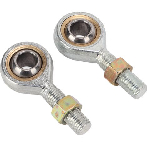 Lot de 2 Rotules Axiales M10 Gauche Droite pour Quad 4x4, VTT et Kart Modifié, Palier à Rotule Direction (1/5)