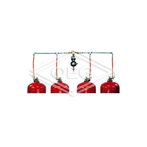 GOK Système à 4 bouteilles PS 16 bar vanne de commutation double