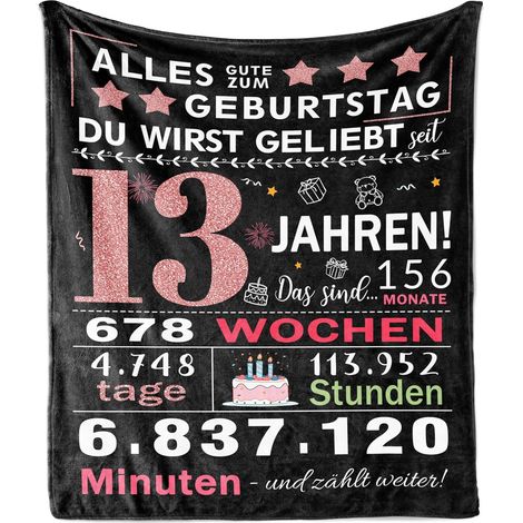 AOWINS Coperta 13 anni morbida accogliente 150x130 cm (1/5)