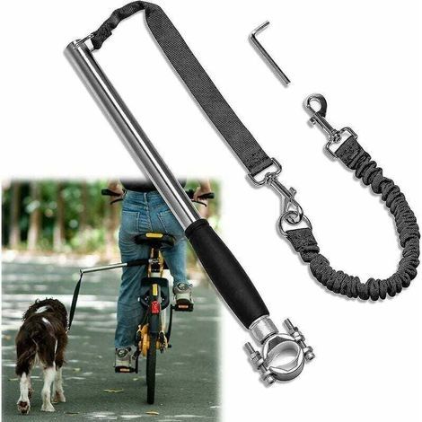 Retractable dog bike leash, hands-free bike leash for pet dogs (1/4)